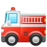 Emoji Tűzoltó autó 🚒 image - WhatsApp style