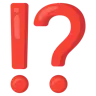 Эмодзи Восклицательный вопросительный знаки ⁉ image - Google Noto Color style