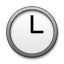 Óra számlap három óra