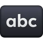 Bemeneti szimbólum latin kisbetűkkel