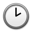 Óra számlap két órával