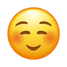 Emoji Fehér mosolygó arc ☺ image - Telegram style