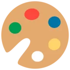 Tavolozza dell'artista