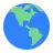 Earth Globe Americas