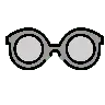 Emoji Szemüveg 👓 image - OpenMoji style