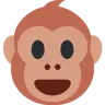 Cara de macaco Emoji 🐵 image - Twitter / X (Twemoji) style