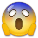 Arc sikoltozik félelemtől