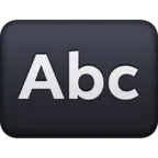 Bemeneti szimbólum latin betűkhez