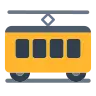 Tram Car Emoji 🚋 image - Tossface style