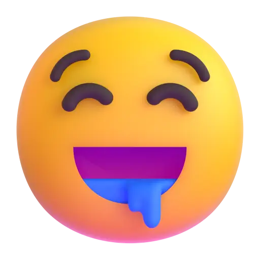 🤤 - Drooling Face Emoji meaning, copy and paste emoticon - ( ‿ ) SYMBL