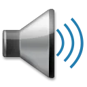 Hangszóró három hanghullámmal