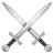 Keresztezett kardok