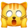 Emoji Fáradt macska arca 🙀 image - Samsung style