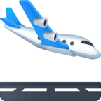 Repülőgép érkezik