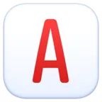 Negatív négyzet latin nagybetű a