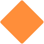 Large Orange Diamond