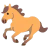 うま Emoji 🐎 image - Google Noto Color Animated style