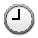 시계 얼굴 9 개의 Oclock