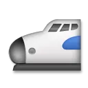 Nagy sebességű vonat golyó orrával