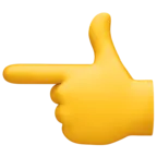 Fehér bal oldali mutató mutatószám