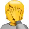 Person Facepalming