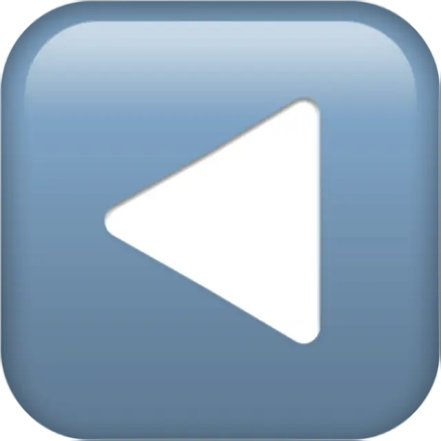 Fekete balra mutató háromszög