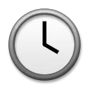 Óra számlap négy óra