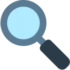 Magnifying Glass Tilted Left