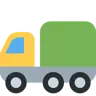 Emoji Csuklós teherautó 🚛 image - Twitter / X (Twemoji) style