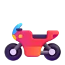Emoji Verseny motorkerékpár 🏍 image - Microsoft 3D Fluent style
