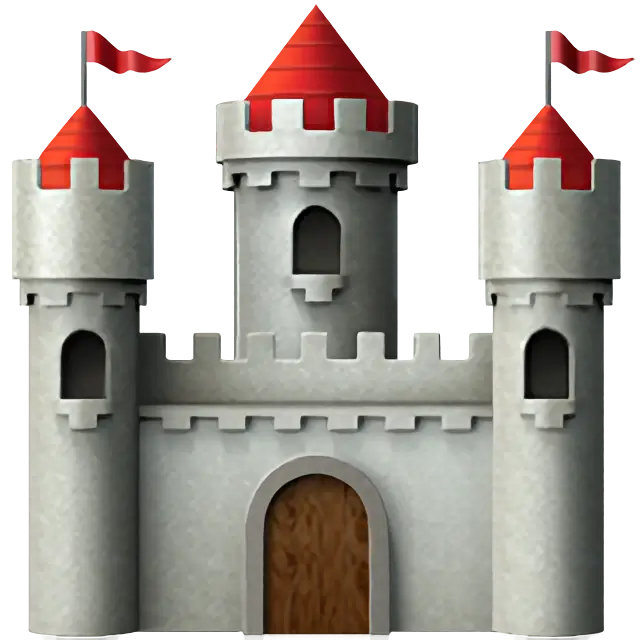 Castle ios. ЭМОДЖИ замок. Эмодзи крепость. Смайлик замок. Замок без фона.