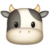 Face de vache Emoji 🐮 image - Samsung style