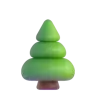 Emoji örökzöld fa 🌲 image - Microsoft 3D Fluent style