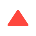 Red Triangle Pointed Up