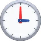 Óra számlap három óra