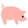 Emoji malac 🐖 image - Tossface style