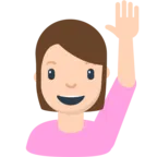Person Raising Hand