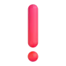 Emoji Simbolul marcajului grav ❗ image - Microsoft 3D Fluent style