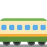 Emoji Vasúti kocsi 🚃 image - Twitter / X (Twemoji) style