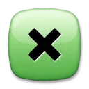 Negatív négyzetes keresztjel