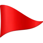 Háromszög zászló a postán