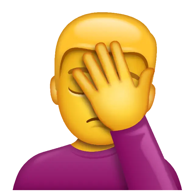 Man Facepalming