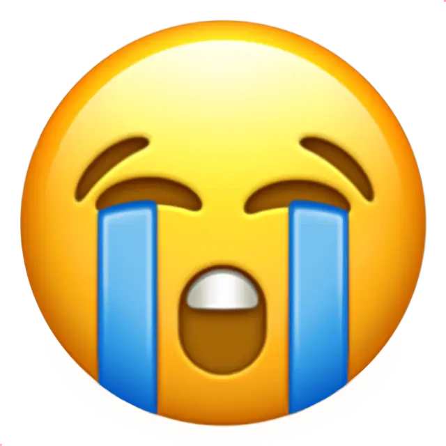 Könnyező szemű emojik