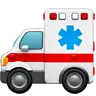 Эмодзи Скорая помощь 🚑 image - Apple style