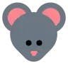 माउस का चेहरा Emoji 🐭 image - Tossface style