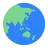Earth Globe Asia-Australia