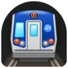 Emoji Metró 🚇 image - WhatsApp style