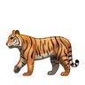 Tigre Emoji 🐅 image - Telegram style