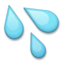 Fröccsenő verejték szimbólum