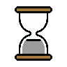 Hourglass Done Emoji ⌛ image - OpenMoji style